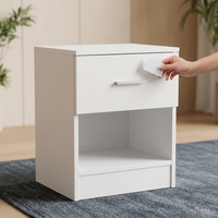 Meuble de rangement en bois, design moderne et raffiné, serrure électronique sécurisée, compartiment caché, tiroir coulissant double couche