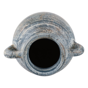 Vaso in terracotta con silhouette curva, vaso decorativo per fiori, accessorio da tavolo per il soggiorno - Product Image 6