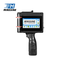 Imprimante à jet d'encre portable Minssine XP600 - Alimentée par batterie, haute précision, multicolore, 600 dpi, 15 ppm, encre à solvant pour étiquettes, papier, flex