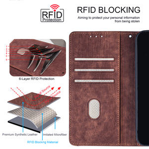 Funda de Cuero Tipo Cartera con Ranuras para Tarjetas para iPhone 17, <span class=keywords><strong>Samsung</strong></span> y Google Pixel 10 <span class=keywords><strong>Pro</strong></span>, Novedad 2026 - Product Image 6