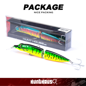 Marque Hunthouse personnalisée brochet flottant Topwater Long Shot <span class=keywords><strong>Jerkbait</strong></span> leurre méné multi-joint appât dur - Product Image 6