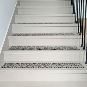 Xuri Step <span class=keywords><strong>Escalier</strong></span> Bandes antidérapantes Bande antidérapante en caoutchouc givré Peva Transparent Noir <span class=keywords><strong>Escalier</strong></span> Autocollants antidérapants - Product Image 2