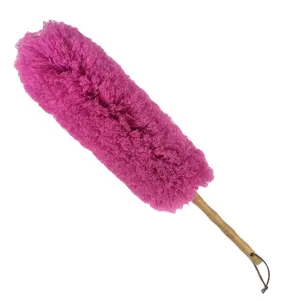 High Quality Feather Duster Wooden Handle Microfiber Duster For Household Cleaning