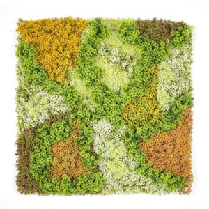 Panneaux muraux en herbe artificielle ZC 1*1M personnalisés en plastique <span class=keywords><strong>3D</strong></span> anti-UV respectueux de l'environnement avec garantie de 3 à 5 ans pour l'extérieur/l'intérieur - Product Image 1