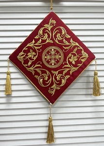 Ensemble de <span class=keywords><strong>7</strong></span> pièces de vêtements liturgiques orthodoxes de luxe, brodés d'or, pour la Liturgie Divine - Product Image 6