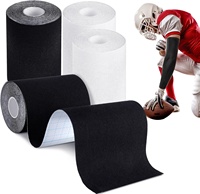 Bande adhésive sportive extra large pour terrain synthétique, imperméable, flexible, pour bras et muscles, protection pour le football