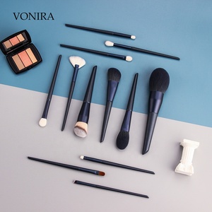 Vonira Beauté Meilleur Vente <span class=keywords><strong>Bleu</strong></span> 13 Pinceaux De Maquillage Sertie de maquillage Kit de Brosses Cosmétiques Étiquette Privée Emballage Boîte Logo Personnalisé - Product Image 2