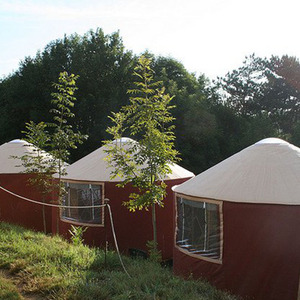 Chinesische Luxus-Glamping-Jurte aus Holz im modernen Design – Neuheit für die Mongolei - Product Image 2