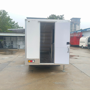 Chariot de restauration de rue pratique de bonne qualité, friteuse, camion de restauration remorque de cuisine entièrement équipée chariot de restauration rapide remorque de restauration mobile - Product Image 3