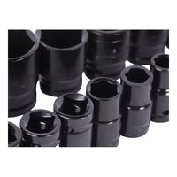 Soket Hex baja vanadium krom hitam 1/2 inci kualitas tinggi dengan harga murah