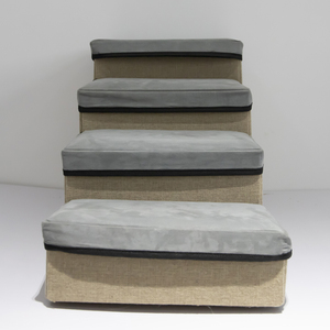 Foldable Four-Layer <strong>Dog</strong> Climbing Ladder <strong>Small</strong> Pet <strong>Dog</strong> Stairs <strong>Ramp</strong> for High Beds - Product Image 6
