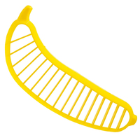 Banaan Gesneden Gadget Voor Keuken Gemakkelijk Plastic Banana Slicer Cutter
