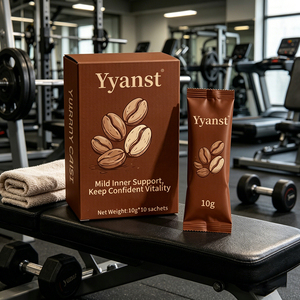 Yyanst Café en Poudre Doux pour le Bien-être Intérieur 10g*10 Sachets – Vitalité Quotidienne Confidentielle, Boisson Instantanée Bien-être aux Herbes - Product Image 3