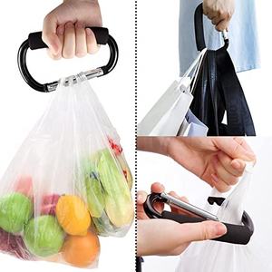 Crochets de <span class=keywords><strong>poussette</strong></span> durables à prix d'usine, crochet à Clip unique de grande taille pour suspendre les sacs à provisions - Product Image 6