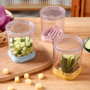 FruitCup Strawberry Cutter Slicer Cup Banana Slicer Egg Slicers Detachable Fruit with Push Plate Cutter Kitchen Gadget - Product Image 3