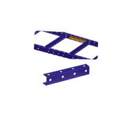 Bandeja portacables de acero en forma de U, canal en U galvanizado en caliente para estación base IDC, cableado integral