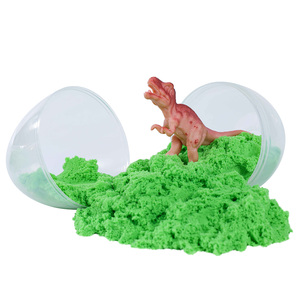 Vente en gros de pâte à modeler et de <span class=keywords><strong>slime</strong></span> de <span class=keywords><strong>dinosaure</strong></span> coloré, <span class=keywords><strong>oeuf</strong></span>, jouet éducatif, jeux de creusement de sable pour enfants - Product Image 3