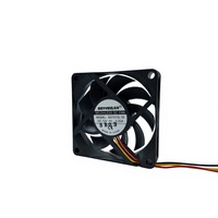 Ventilateur axial DC 70x70x15mm, débit d'air équivalent à 50mm, ventilateur de refroidissement