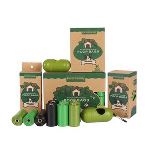 Sacs à crottes de chien imprimés sur mesure, sacs à déchets pour animaux de compagnie écologiques parfumés avec logo, sacs à crottes de chien biodégradables en gros - Product Image 4