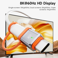 Adaptateur de charge rapide Toocki 240W, protocole PD3.1 et puce intelligente E-Marker, cordon en silicone pour les voyages