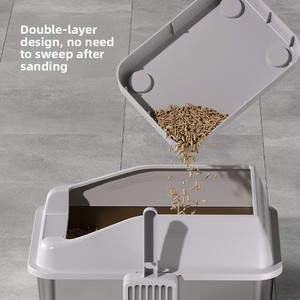 Kattenbakpedaal Grensoverschrijdend Hot-selling Anti-zand Verwijderbaar Ademend Waterdicht Extra Grote Gangpad Kattenbak - Product Image 6