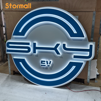 Lettres de canal personnalisées Cornall, fabrication de panneaux publicitaires, enseignes extérieures 3D en acrylique avec logo LED, enseigne de magasin éclairée, commerce de détail