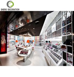 Vitrine de magasin de cosmétiques en gros, meubles de magasin de maquillage, fournitures avec conception d'intérieur de magasin de cosmétiques personnalisée - Product Image 6