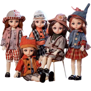 Poupée BJD 30CM avec 26 articulations mobiles, vêtements décontractés, accessoires de déguisement, décoration, mignonne princesse nue, cadeau de <span class=keywords><strong>mode</strong></span> pour fille, <span class=keywords><strong>jouet</strong></span> DIY - Product Image 6