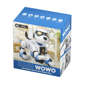 बुद्धिमान आवाज रोबोट कुत्ते एब्स प्लास्टिक 4-पहिया प्रकाश ध्वनि शैक्षिक खिलौना 1:10 - Product Image 4