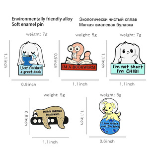Jolis animaux Badges crabe broches revers pins cerf bijoux broches broche pour amis pour hommes pour sac - Product Image 3