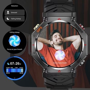 <span class=keywords><strong>Reloj</strong></span> <span class=keywords><strong>Inteligente</strong></span> GPS KC91 2025 con Linterna para Exteriores, <span class=keywords><strong>Reloj</strong></span> <span class=keywords><strong>Inteligente</strong></span> GPS para Deportes al Aire Libre y Montañismo para Hombre con Batería de Ultra Larga Duración - Product Image 4