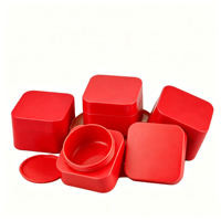 Bocaux roses anti-enfants hermétiques personnalisés pour fleurs, contenants souples pour bonbons gélifiés, bouteilles d'emballage