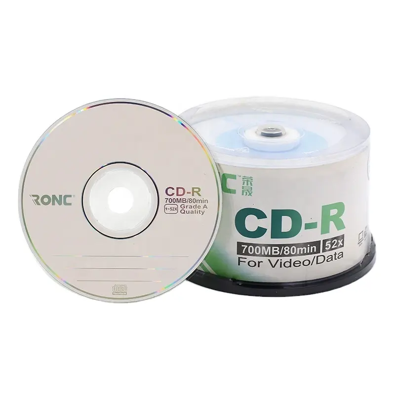 Ucuz toptan çin fabrikada dinleme cihazları 52x700mb boş cd-r toplu boş cd