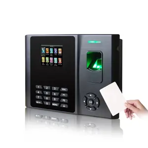 Fingerprint and RFID card Biometrics Time Attendance System with Battery