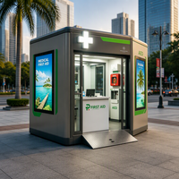 Kiosque de service CE, Kiosque modulaire, Kiosque préfabriqué, Kiosque extérieur, Kiosque portable, Kiosque de billetterie, Kiosque en libre-service, Kiosque intelligent