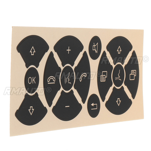 Autocollants de réparation pour boutons de voiture, volant, climatisation, verrouillage de porte, vitres, neufs pour Mercedes-Benz 2007-2014 - Product Image 6