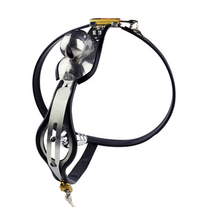 Dispositivo Gabbia di Castità Maschile in Acciaio Inossidabile Biancheria Intima Fetish Mutandine Dispositivo di Castità Regolabile Bavaglio Giocattoli Sessuali con Plug Anale - Product Image 4