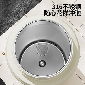 Simple Stainless Steel Insulated Tumbler 316 Large Capacity With Straw Travel Cup For Men Women Students - Product Image 5