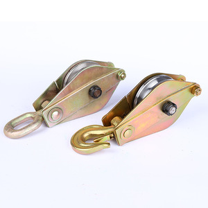 1 тонный 2 тонный 5 тонный канатный шкив, Тип крюка, проволочный шкив, блок трансмиссионного типа, алюминиевый шкив - Product Image 5