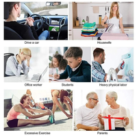 Oreiller de soutien cervical Youjie OEM, réglable, orthopédique, souple, gonflable, en PVC médical, certifié CE, pour la traction cervicale et la correction de la posture