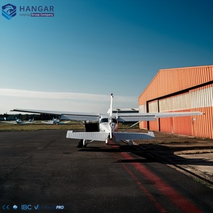 Hanggar Baja Struktur Baja Ringan Prefabrikasi Pusat Perbelanjaan Modern untuk Pesawat Pribadi Layanan Khusus - Product Image 1
