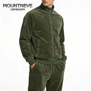 Ensemble de survêtement pour homme, coupe-vent personnalisé, polyester et nylon, respirant, <span class=keywords><strong>pantalon</strong></span> à taille élastique, léger, <span class=keywords><strong>velours</strong></span>, printemps - Product Image 2