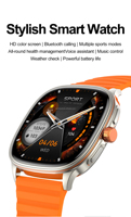 Neue Smartwatch mit Telefonfunktion AMOLED-Bildschirm Multi-Sport-Tracking Wasserdicht IP68 Silikonarmband