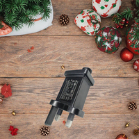 UKCA CE GS RoHS Certifié étanche à la pluie 12v 300ma 500ma 0.7a 0.8a 1a IP44 Adaptateurs d'alimentation UK Fournitures de Noël Matériel PC Sortie CC