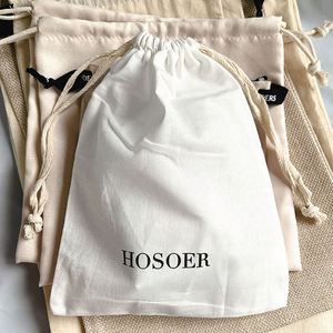 High Quality Custom Small Cotton Drawstring <b>Bag</b> Recycled Jeweley Packaging <b>String</b> Pouch Eco Friendly Drawstring Storage <b>Bag</b> - Product Image 4