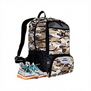 Muestra Gratis: Bolsa Deportiva Unisex de Gran Capacidad, Moderna, Impermeable, con Compartimento Independiente para Balones, en Tela Oxford - Product Image 1