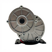 Moteur à engrenages à balais 12V 24V 250W MY1016Z, même modèle que Unitech, arbre court avec support de pied et poulie, 2700 tr/min