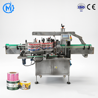 Machine d'étiquetage double face à moteur servo pour bouteilles de shampoing et conteneurs chimiques, sans bulles, haute vitesse, automatique