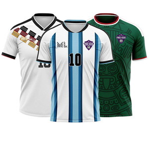 <span class=keywords><strong>Nueva</strong></span> <span class=keywords><strong>Camiseta</strong></span> de Fútbol Argentina 2026 Personalizada de Alta Calidad con Impresión por Transferencia Térmica, Corta, Transpirable y de Secado Rápido - Product Image 3