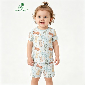 Set di Abbigliamento per Neonati con Stampa Pasquale Miozing, <span class=keywords><strong>Vestiti</strong></span> per Bambini in Bambù Organico, Fornitore di Pigiami per Bambini con MOQ Basso - Product Image 1